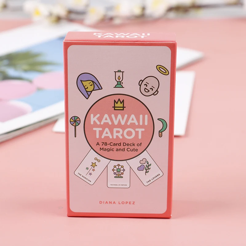 

Kawaii Tarot набор карт: 78 карт колода волшебство и мило, карты от Лопез