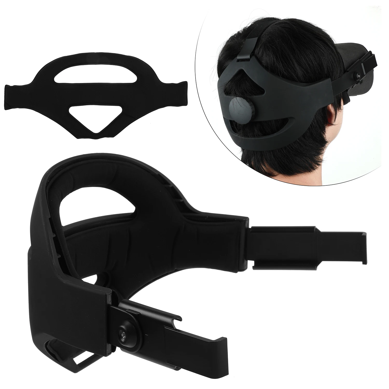 Удобные нескользящие регулируемые накладки на голову с регулируемым давлением