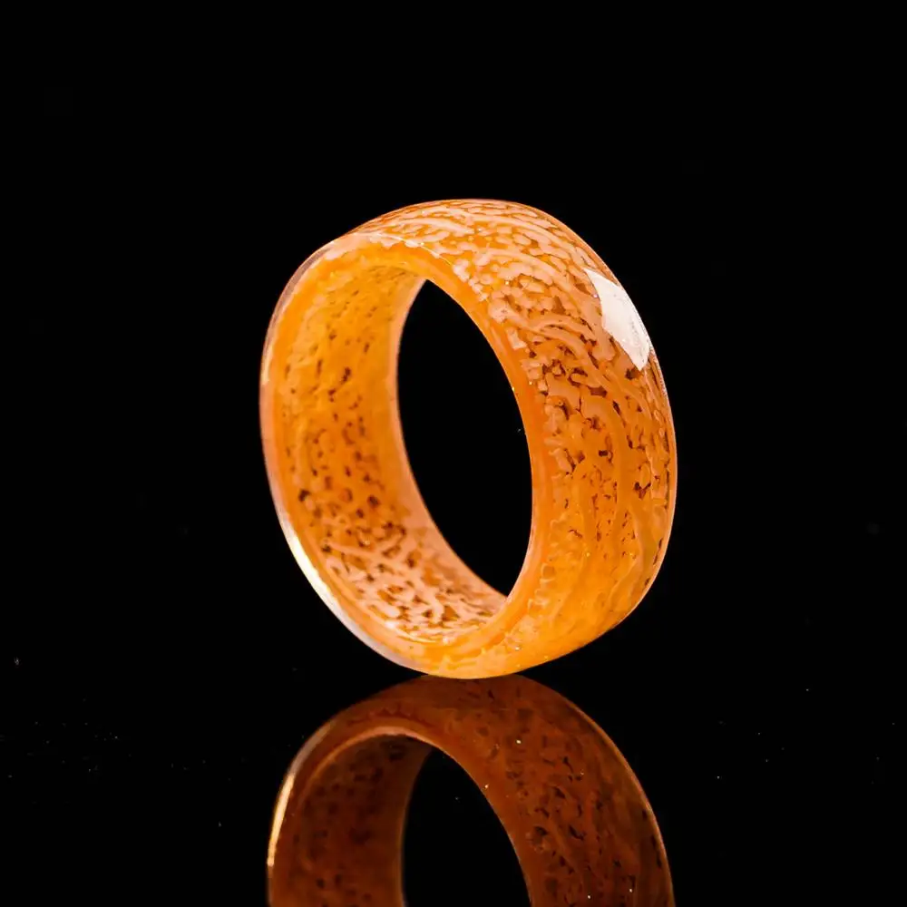 6-10 Size Color Changing Ring Fashion Cool Luminous Crackle Ring Multi-colored Rings, Glittering In The Sun Simple and Generous