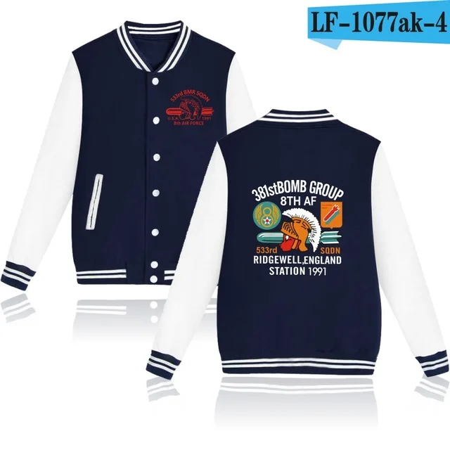 navy and white Толстовка для мотоциклистов с черепом, бейсбольная куртка, форменное пальто с черепом и локомотивом, модные толстовки в стиле хип-хоп, куртки, одежда - Цвет: navy and white