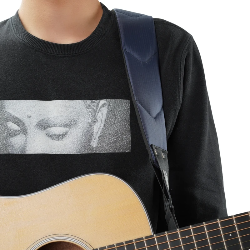 Ремень для электрогитары с деревянным плечом, универсальный для девушек, акустический, с мягкой подкладкой, модель KC50JD.