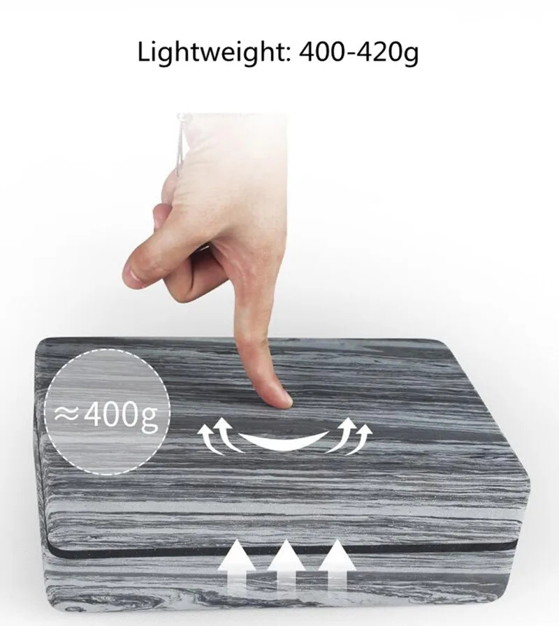 POE блок для йоги кирпичная пена упражнений в тренажерном зале EVA инструмент