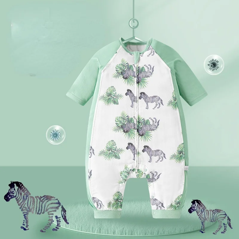 

zq Sleeping Bag Baby Spring and Autumn Baby Sleeping Bag Suitable for All Seasons Anti-Kicking Blanket Summer