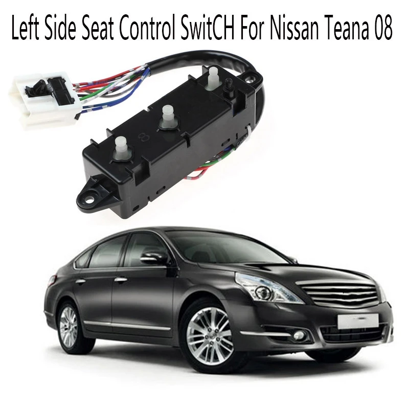 

Автомобильный Левый переключатель управления сиденьем для Nissan Teana 08 Регулятор пассажирского сиденья 87066-JC65A