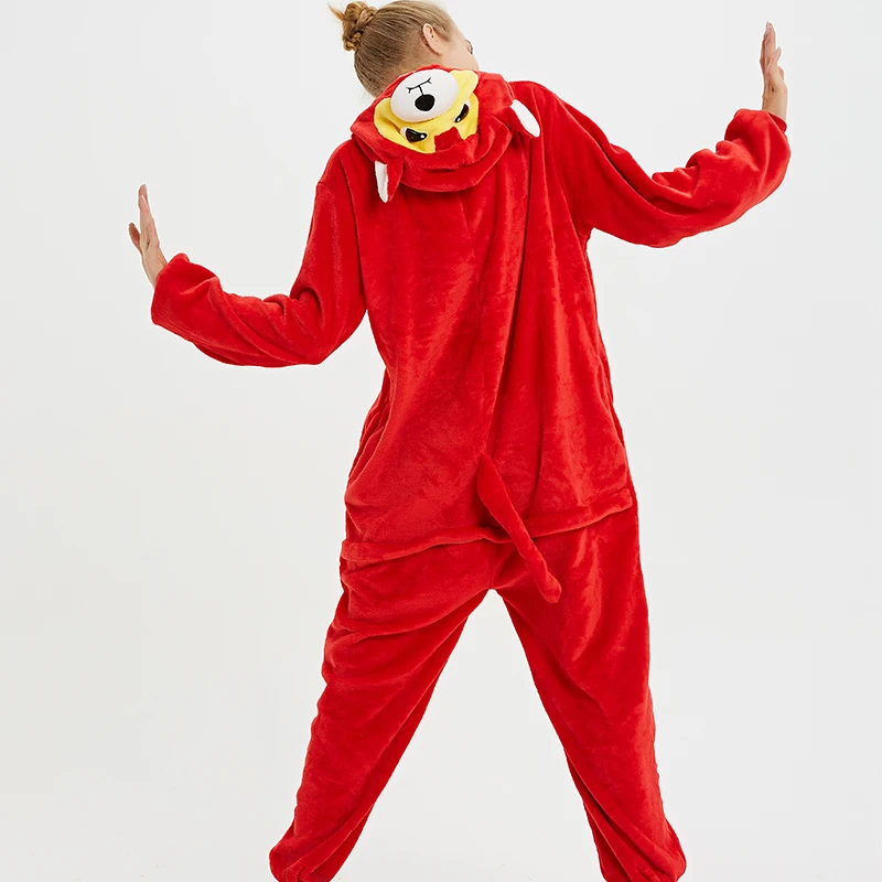 Пижама комбинезон Женская фланелевая в виде единорога| |