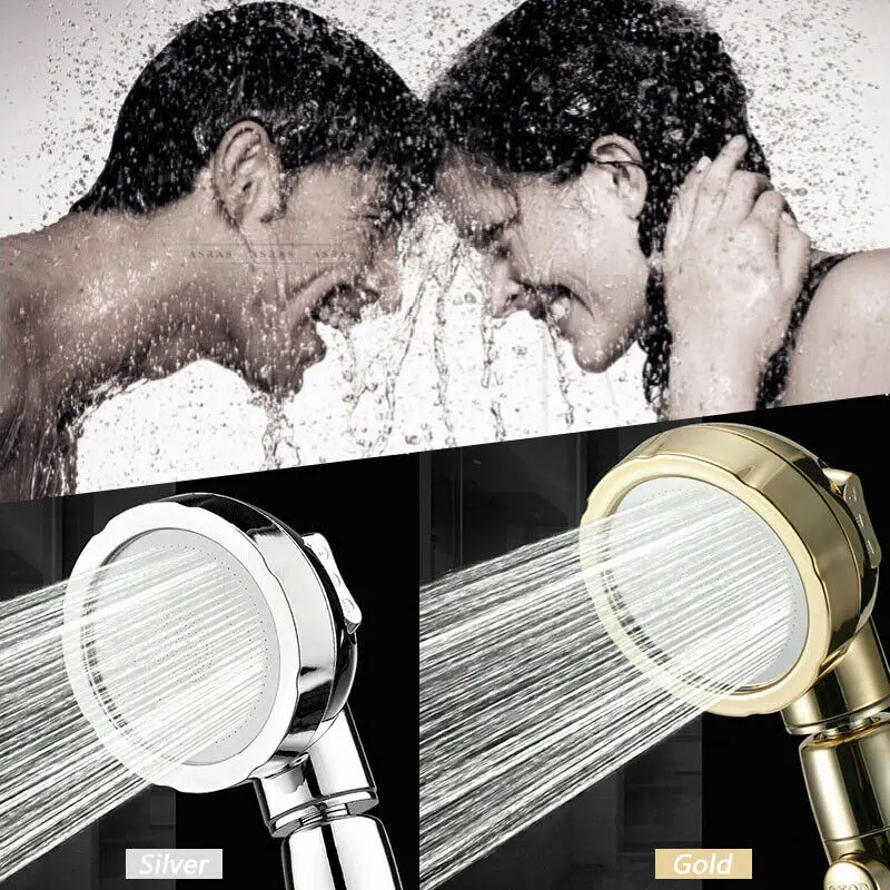 Регулируемая вращающаяся на 360 градусов экономичная душевая лейка три режима с