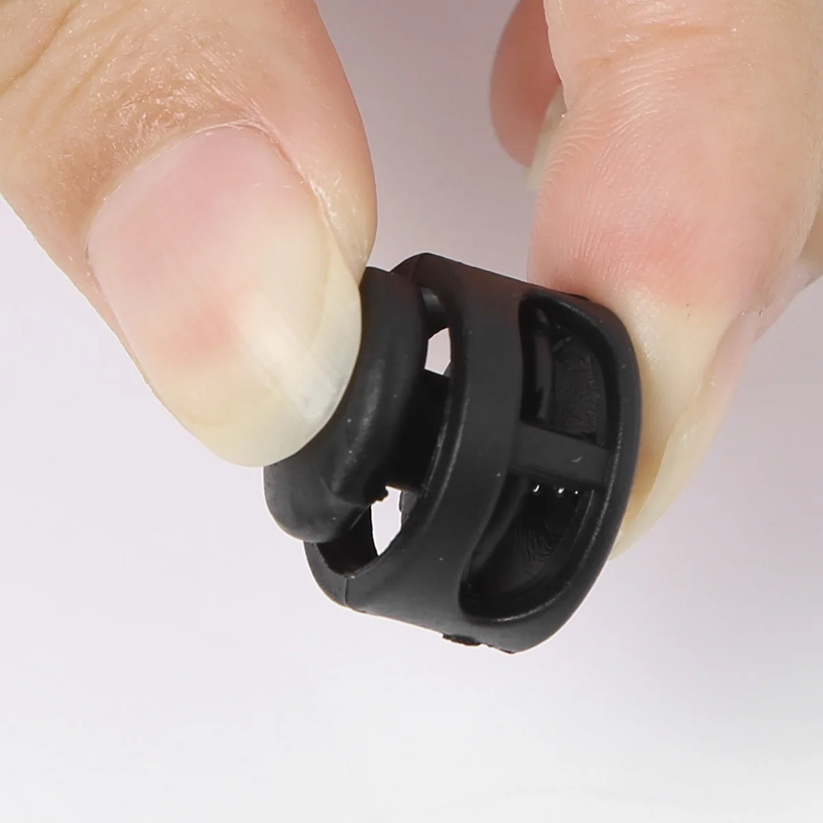 

50Pcs Cord Locks Clip Ends Round Ball Shaped Double Holes Spring Cord Locks Apparel Shoelace Sportswear Clothes Accessories