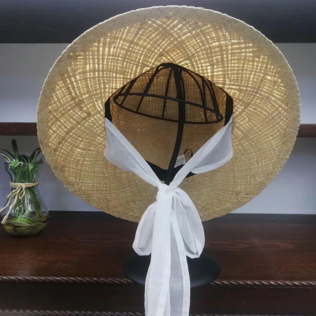 

202103-YY new summer handmade raffia grass Design style Hexagonal cap beach holiday lady sun cap women leisure hat