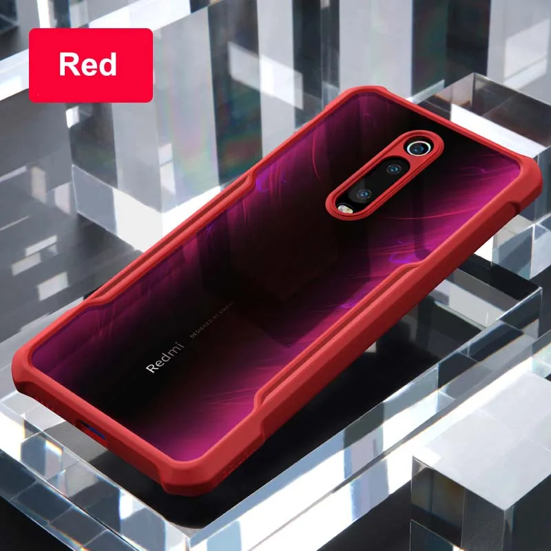 Хит Xundd Роскошный прозрачный чехол для Xiao mi Red mi K20 Pro Чехол с кольцом, противоударные подушки безопасности задняя крышка для Red mi K20 mi 9T 9T Pro Funda