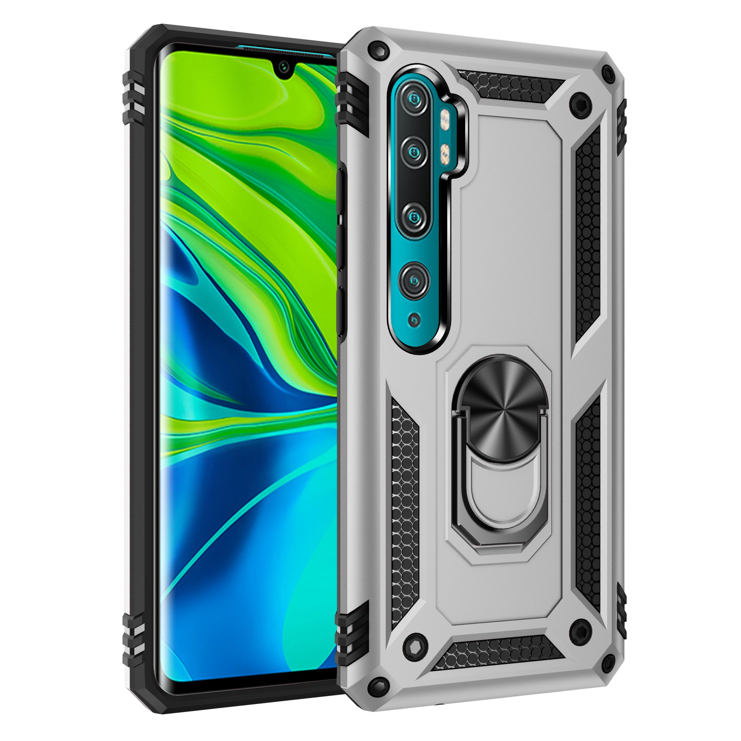 

Armor Shockproof Kickstand Phone Case For Xiaomi Redmi Note CC9 8T A3 CC9E 9 Play 8A 7A 7 9T K20 8 SE Pro Lite Protection Cover