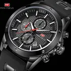 MINIFOCUS, военные повседневные часы, мужские кварцевые часы, водонепроницаемые, шикарный хронограф, календарь, резиновый ремешок, мужские часы, лучший бренд класса люкс