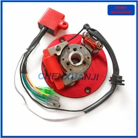 red racing magneto stator rotor ignition cdi box kit for 110cc 125cc 140cc engine chinese lifan yx pit dirt bike motorcycle