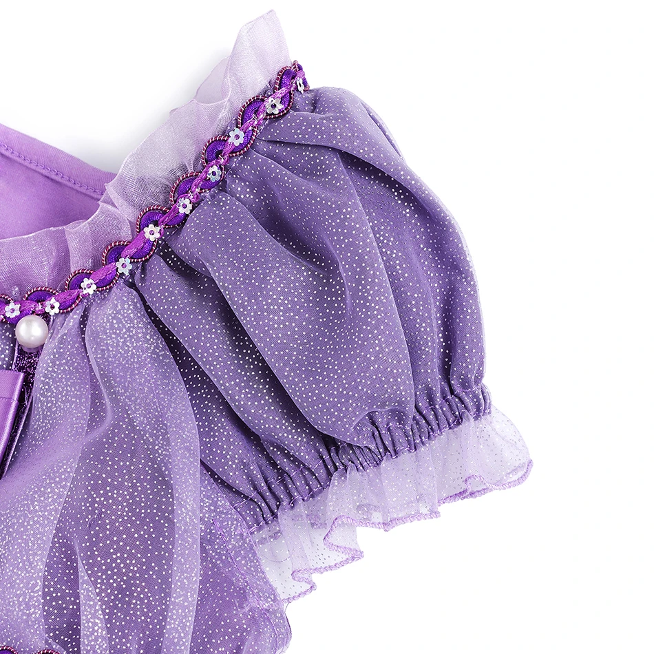 Платье принцессы Софии для косплея девочек детское многослойное платье с