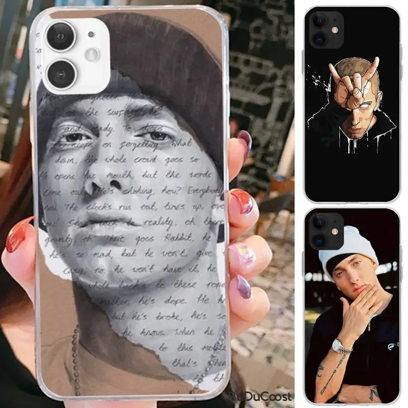 

Reall Eminem Phone Case For iPhone 7 8 Plus X XS Max XR Coque Case For iphone 5s SE 2020 6 6s 11Pro