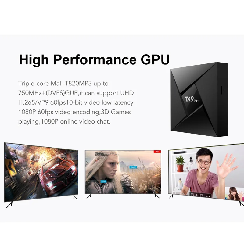 TX9 Pro 3g 32G Amlogic S912 Восьмиядерный ящик Android 9,0 tv Box Dual wifi беспроводной 1000M LAN 4K 1080P HD приставка медиаплеер