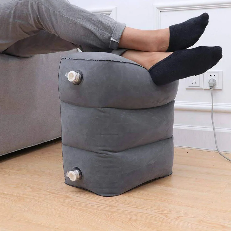 Автомобильная подушка надувной дорожный самолет для ног товары путешествий