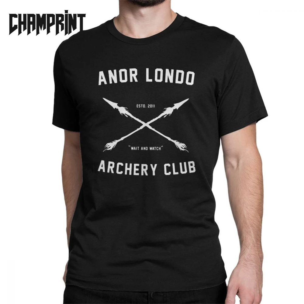 Awesome Dark Souls Anor Londo Archery Club футболки для мужчин хлопковая Футболка с круглым вырезом
