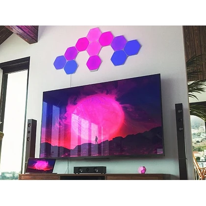 Умная система освещения Nanoleaf Shapes Hexagon Starter Kit (5 панелей)с управляющим блоком