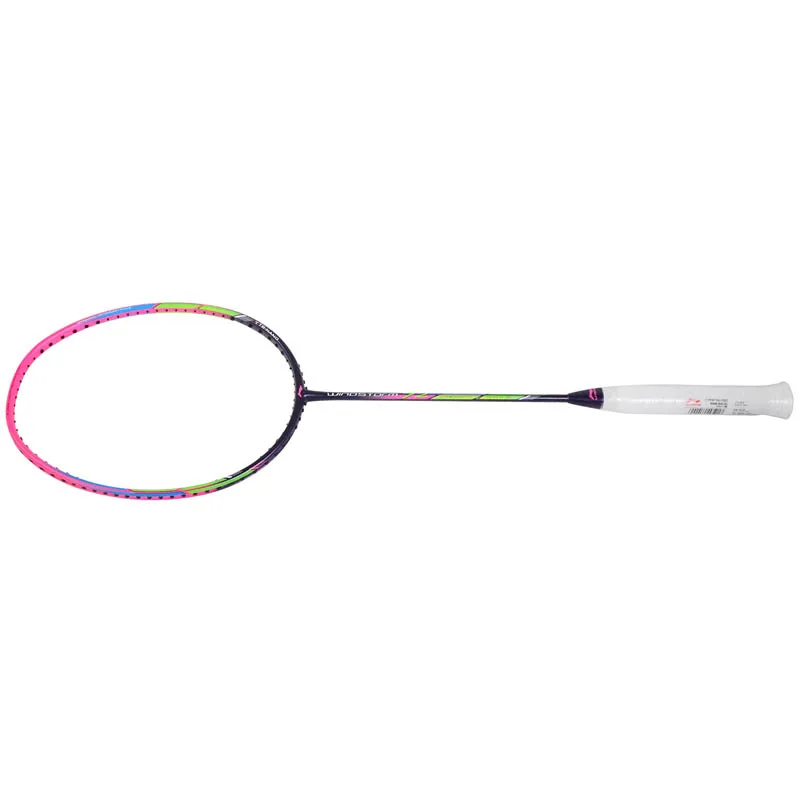 Li-Ning WindStorm 72 ракетка для бадминтона одна ракетка профессиональная углеродная волокнистая подкладка легкая ракетка 72 г AYPM198 ZYF346