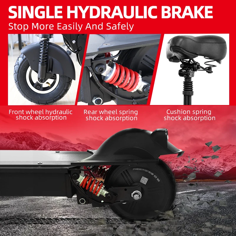

8 Inch Electric Scooter Adult Electric Kick Scooters Foldable Mini Scooter Folding 18Ah 50 KM/H Patinete Electrico for Children