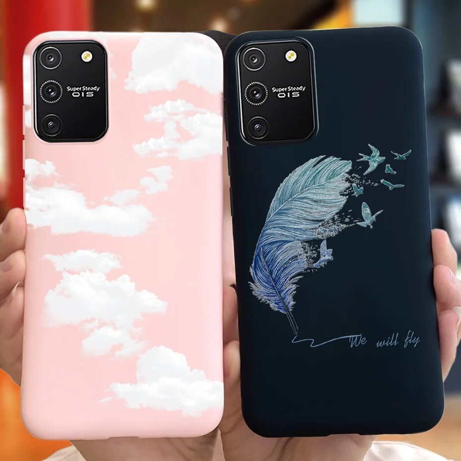 Чехол для Samsung Galaxy s10 lite, чехол карамельного цвета из ТПУ, силиконовая Мягкая задняя крышка для Samsung s 10 lite 2020 S10lite, искусственные чехлы для телефонов