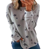 autumn 2020 temperament sweatshirt new print stitching fashion oversize pullover sweatshirt all match en