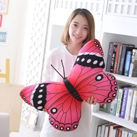 new colorful butterfly plush pillow stuffed lifelike butterfly throw pillow cushion home sofa decoration cushion