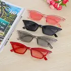 очки мужские Женские солнцезащитные очки кошачий глаз, Винтажные Солнцезащитные очки в маленькой оправе с защитой UV400, уличные очки, роскошные трендовые солнцезащитные очки