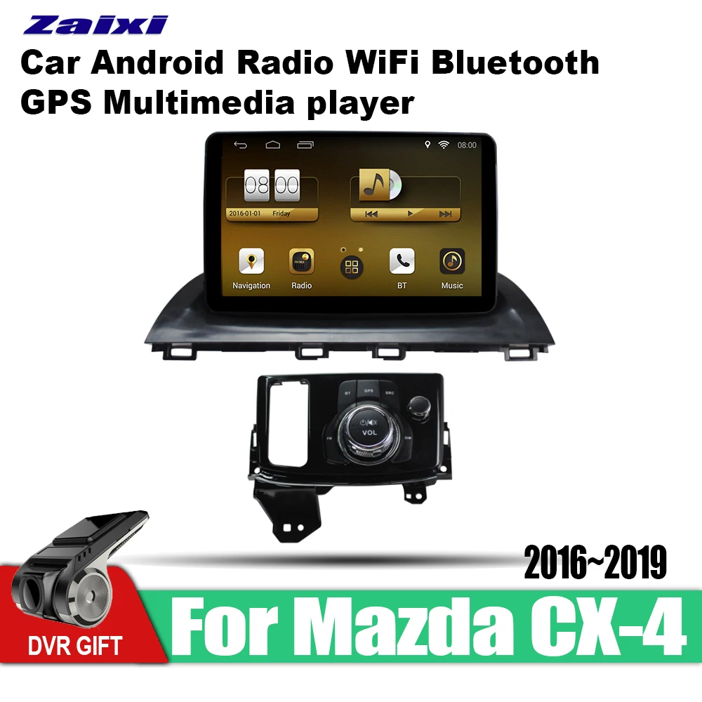 Android Car 2 din Мультимедиа GPS навигация для Mazda CX 4 2016 2017 2018 2019 vedio стерео радио аудио wifi