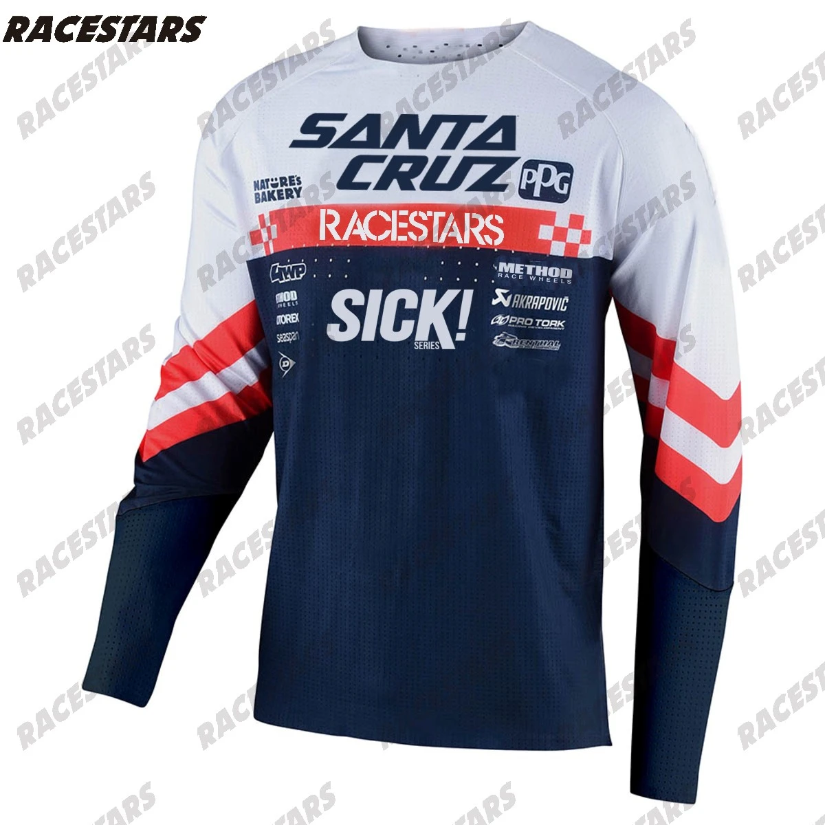 Джерси для мотокросса SANTA CRUZ футболка горного велосипеда эндуро MTB BMX DH|Майки