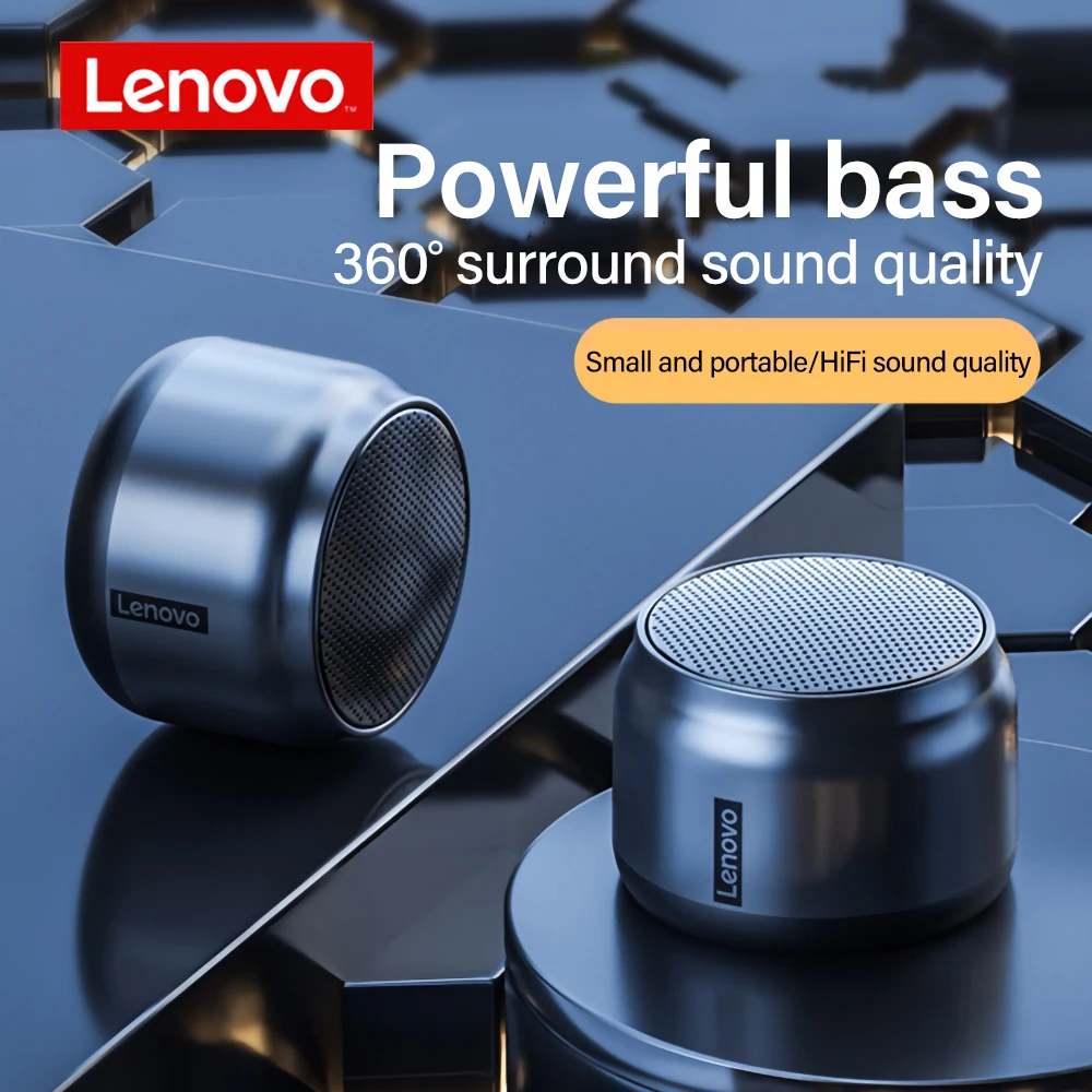 Портативная Bluetooth-Колонка Lenovo K3 беспроводной мини-динамик для улицы объемная