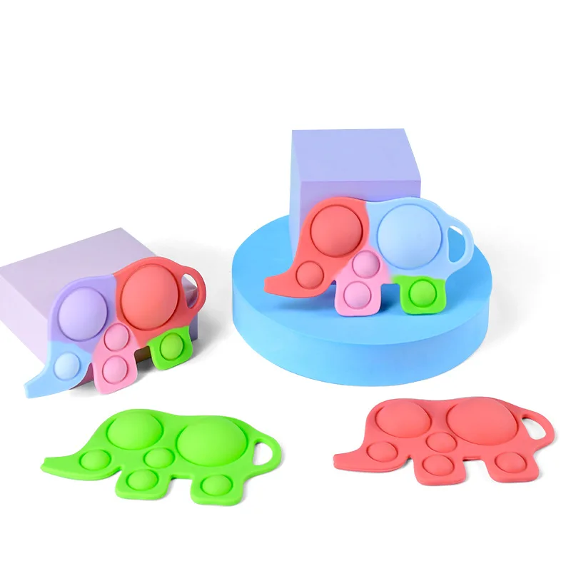 

Kawaii слон силиконовые игрушки для детей снятие стресса сжимаемая игрушка сжимаемая сенсорная анти-стресс рук простой диммер расслабление