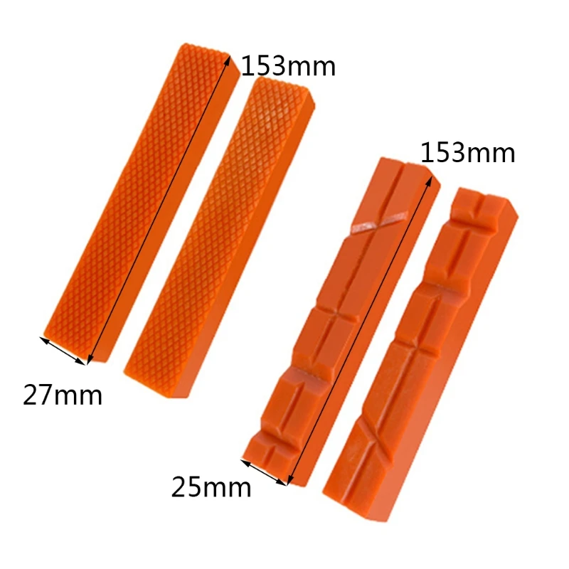 

1 Pair 6 Inch Vise Jaw Pad Magnetic Cover Multi-Purpose Protector for Metal Bench Vise Machine Tools Accessories