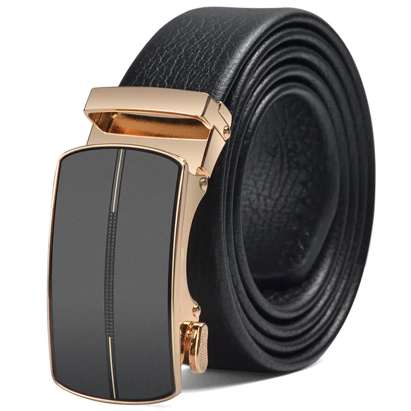 

Famous Brand Belt Men Top Quality Genuine Luxury Leather Belts for Men,Strap Male Metal Automatic Buckle Gift box