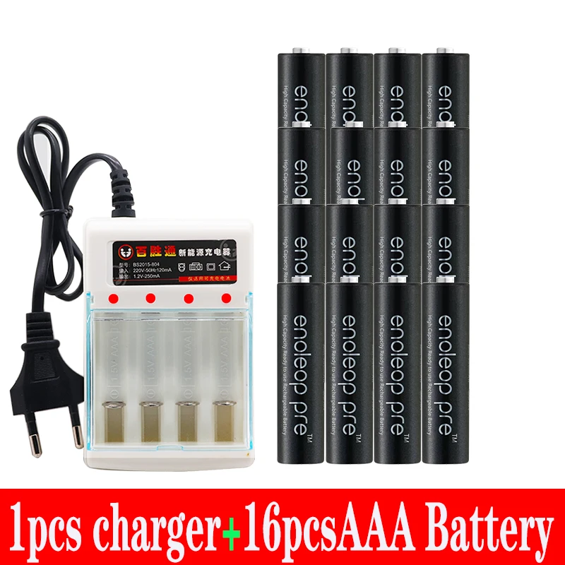 Оригинальная Аккумуляторная Батарея Pro AAA 8 шт. 3800 мАч 1 2 В Ni-MH камера неустойчивая