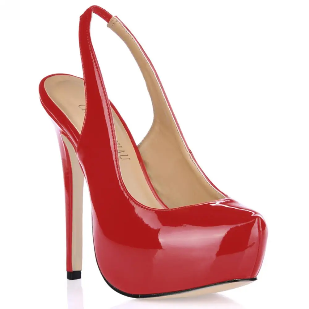 Пикантные лакированные Свадебные вечерние круглый носок туфли лодочки на