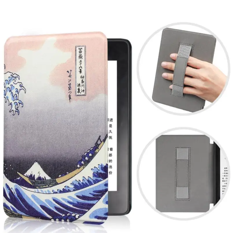 Чехол Gligle handstrap для Amazon kindle Paperwhite 4 корпус электронной книги 1 шт./лот+ пленка для экрана+ сенсорная ручка - Цвет: 6