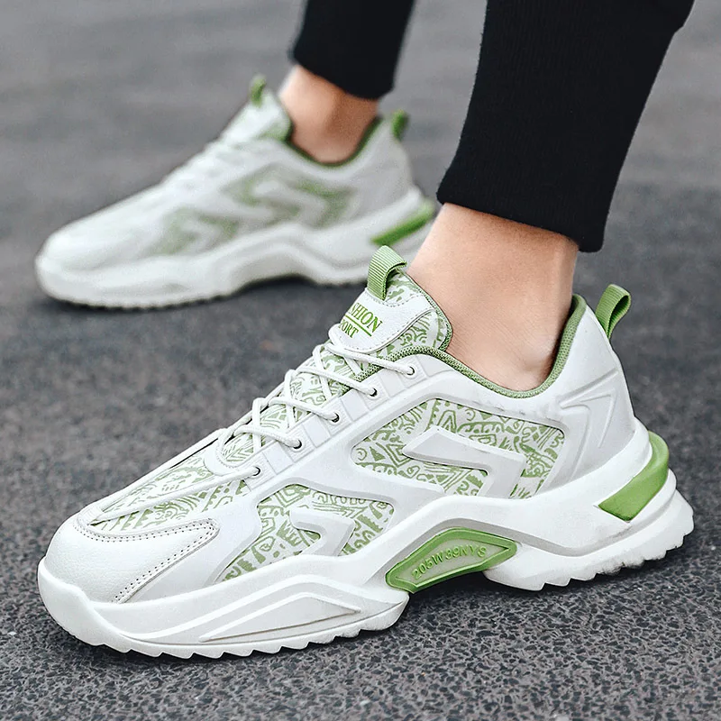 

Spring New Dad Shoes Platform Lightweight Casual Sports Shoes Men's Running Shoes Flat Shoes Men's Shoes