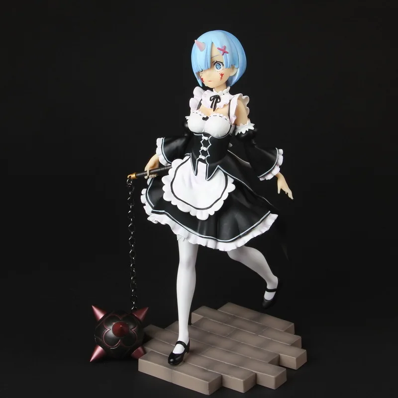 Re: Life другой мир от Zero re: zero Rem Ram кукла «горничная» Emilia Аниме Фигурка Фигурки Коллекция игрушки для детей Подарки