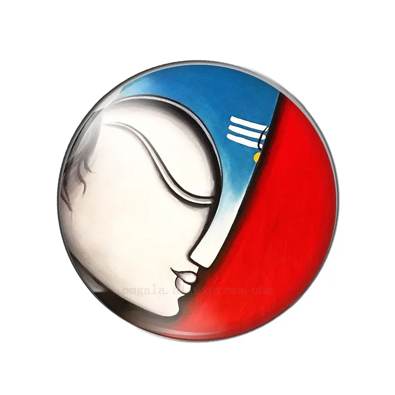 Новая индийская художественная портретная живопись 10 шт. S1 0 мм/12 мм/14 мм/16 мм/18