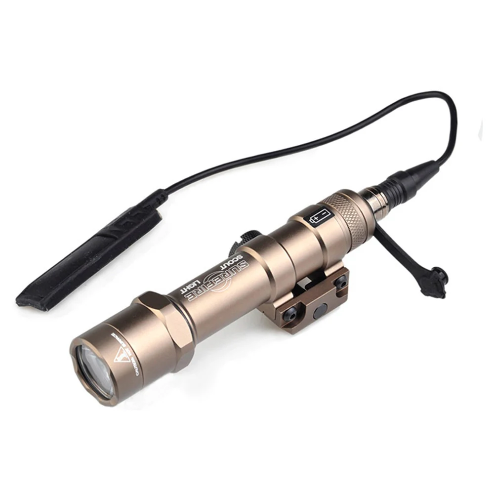 WEX410-DE WADSN Тактический Surfire M600 M600B Скаут свет светодиодный мини подсветка для оружия пистолет свет с 20 мм Пикатинни Крепление - Цвет: WEX410-DE