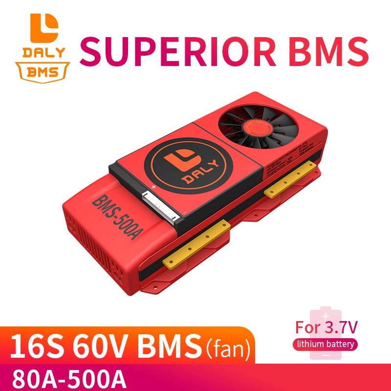 Li Ion BMS 16S 60V 80A 100A 500A Защитная плата PCM с балансом для электрического автомобиля EBike