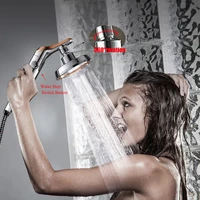 bathroom rainfall shower head 360%c2%b0spin shower head hand shower high pressure water saving one button to stop water shower heads