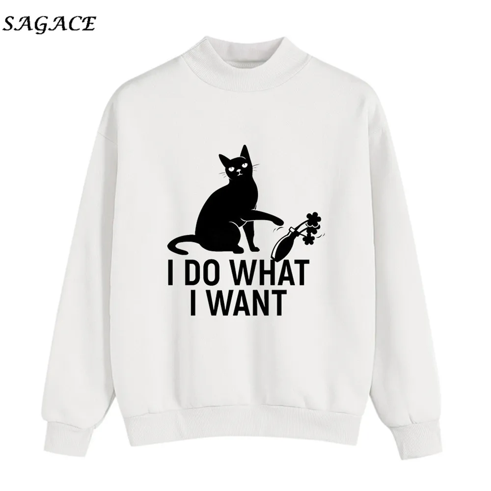 Женская кашемировая водолазка Sagace однотонная рубашка с длинным рукавом и