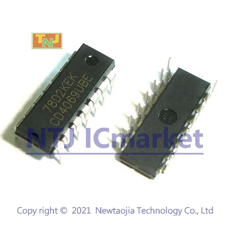 50 шт. CD4069UBE DIP 14 CD4069 CMOS HEX IVVERTER IC CHIP|Интегральные схемы| |