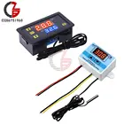 Цифровой светодиодный термостат с регулятором температуры, 12 В, 24 В, 110 В, 220 В переменного тока, 20 А