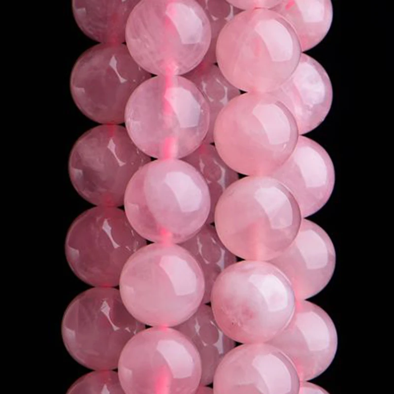 

4-10 мм натуральные бусины из сахарской розы 15 ''круглые розовые бусины для самостоятельного изготовления женских браслетов ожерелье ювелирные изделия бусины