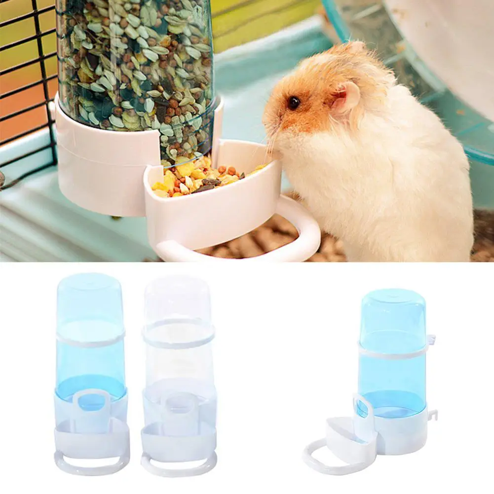 

Bird Feeder Transparent Automatic Hamster Water Bottle Feeder Guinea Pig Bird Feeding Bowel bebederos aves Durable Harmless Feed