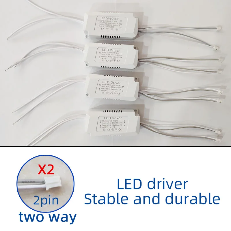 

LED Driver Adapter For LED Lighting Two Way 60W 80W 100W 120W AC220V Non-Isolating Transformer For LED Ceiling Light Replacement