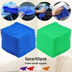 50 шт. чистящие салфетки из микрофибры Авто мягкой ткани для удаления остатков крема для мытья Полотенца Duster 25*2530*30 см автомобиля уборки дома внешняя часть изготовлена из микрофибры и Полотенца s